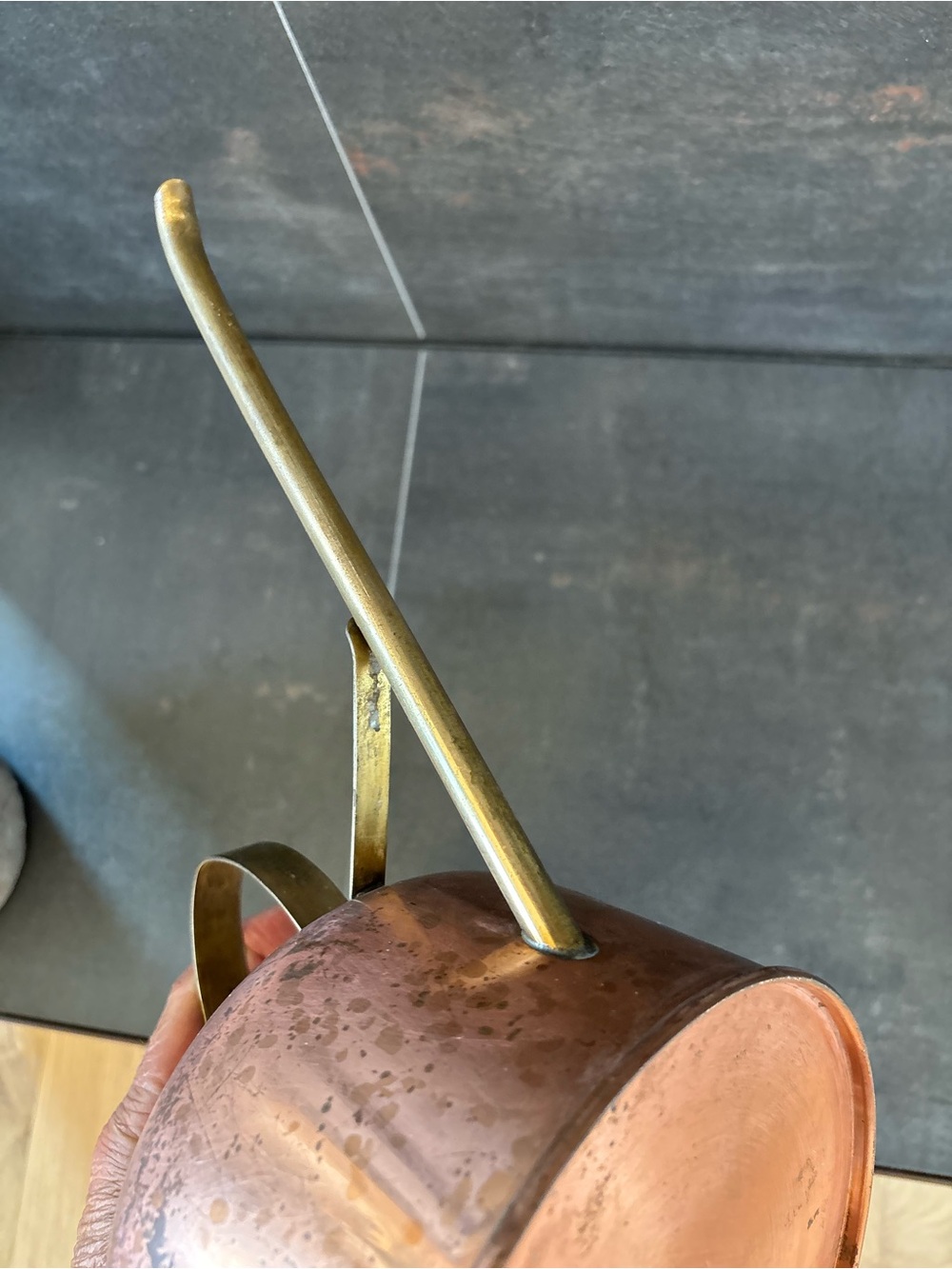 Vintage Copper & Brass Watering Can, Curated Home, Indoor Plants/Succulents - Picture 10 of 15
